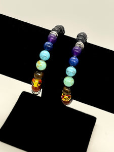 Seven Chakra Stones Bracelet