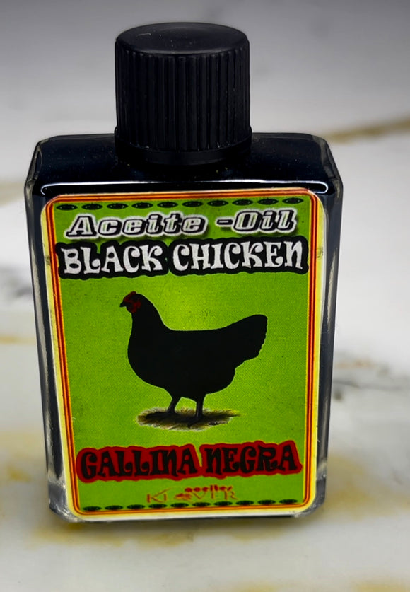Gallina Negra Aceite Espiritual | Black Chicken Spiritual Oil